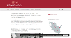 Desktop Screenshot of feinheimisch.de